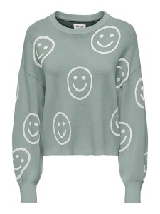 ONLY Sweter w kolorze zielonym rozmiar: XL