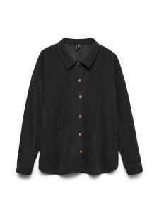 Vero Moda Koszula sztruksowa w kolorze czarnym rozmiar: M