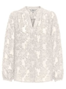 ONLY Bluzka Korsa 15360837 Beżowy Oversize