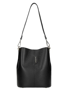 Wojas Skórzana torebka w kolorze czarnym - 30 x 26 x 15 cm rozmiar: onesize