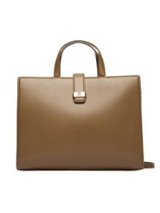 Tommy Hilfiger Torebka Th Heritage Satchel AW0AW18287 Brązowy