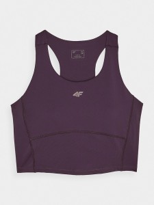 4F Top sportowy w kolorze fioletowym rozmiar: XL