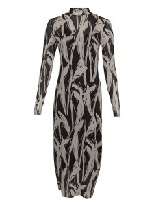 MOSS COPENHAGEN Sukienka "Janiella Illenora" w kolorze czarno-szarym rozmiar: M