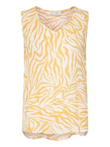 Kaffe Top w kolorze żółto-kremowym rozmiar: 34
