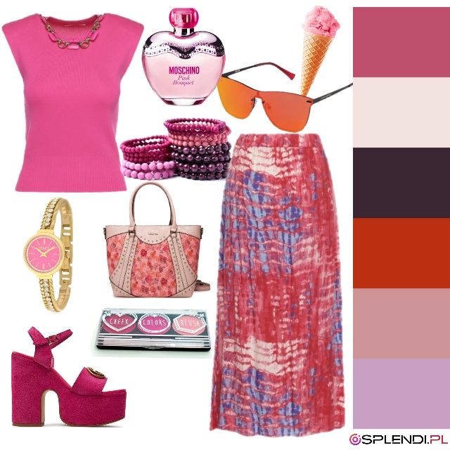 Różowo - pomarańczowa wiosna