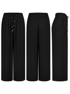 Eight2Nine Spodnie w kolorze czarnym rozmiar: S