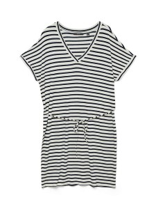 Vero Moda Sukienka w kolorze kremowo-granatowym rozmiar: XS