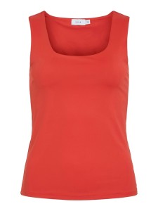 Vila Top w kolorze czerwonym rozmiar: XS