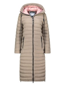 Geographical Norway Płaszcz zimowy "Azule" w kolorze szarobrązowym rozmiar: XL