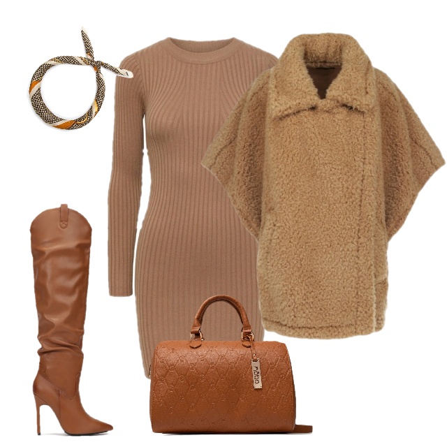 #Sukienka dzianinowa