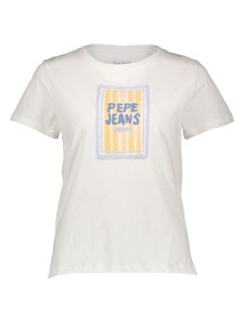 Pepe Jeans Koszulka w kolorze białym rozmiar: L
