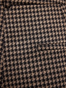 BGN Spodnie w kolorze beżowo-czarnym rozmiar: 38