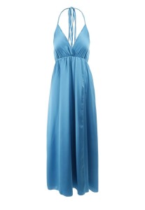 Niebieska Sukienka Hyrmaea
