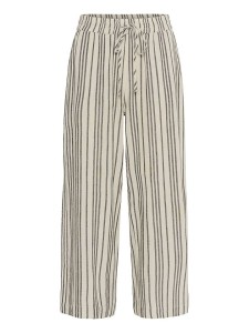 Kaffe Spodnie "Milia" w kolorze kremowo-czarnym rozmiar: 38