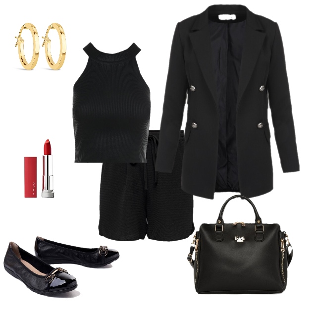 Letni black total look