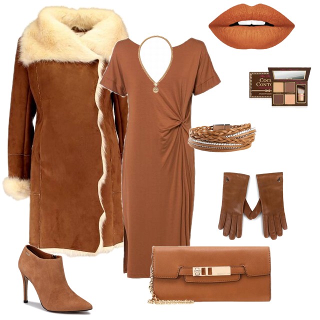 Sukienka czekoladowy brąz - elegancka propozycja