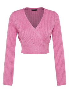 trendyol Sweter w kolorze różowym rozmiar: M