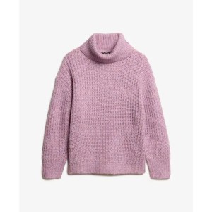 Sweter z dzianiny prążkowanej z szerokim dekoltem dla kobiet Superdry