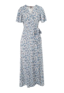 Niebieska Sukienka Aluva