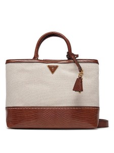 Guess Torebka w kolorze beżowo-brązowym - 31 x 21 x 11 cm rozmiar: onesize