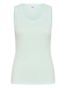 SAINT TROPEZ Top "Aster" w kolorze turkusowym rozmiar: XL