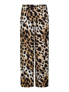 JDY Spodnie w kolorze jasnobrązowo-czarnym rozmiar: 40/L32