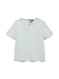Vero Moda Koszulka w kolorze biało-miętowym rozmiar: XS