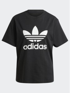 adidas T-Shirt Trefoil IR9533 Czarny Regular Fit