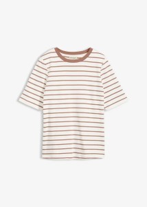 T-shirt z grubej bawełny organicznej