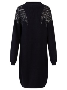 APART Sukienka dzianinowa w kolorze granatowym rozmiar: 40/42