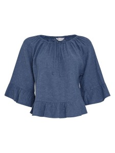 MOSS COPENHAGEN Bluzka "Viana" w kolorze granatowym rozmiar: M
