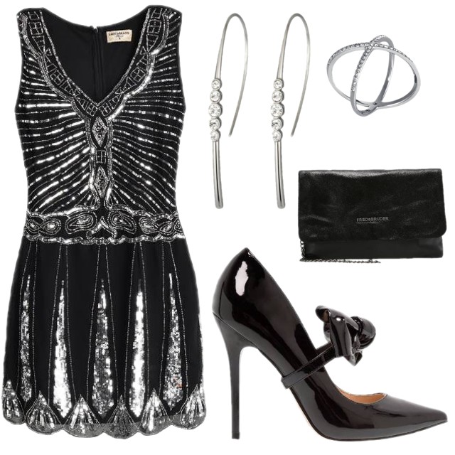 KOKTAJLOWA CZERŃ I SREBRO