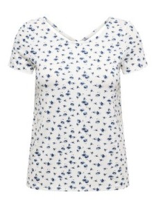 ONLY Bluzka Bera 15368588 Biały Regular Fit