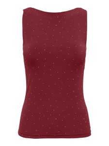 ONLY Top w kolorze czerwonym rozmiar: M