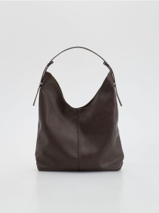 Torebka hobo - ciemnobrązowy