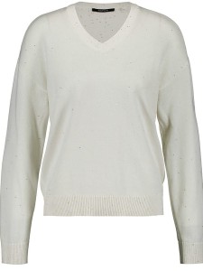 TAIFUN Sweter w kolorze kremowym rozmiar: 40