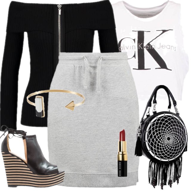 Sportowa spódnica w modnym outficie