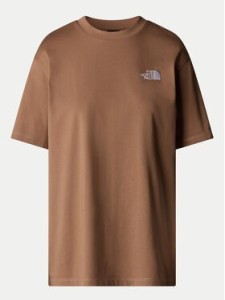 The North Face T-Shirt Simple Dome NF0A87NQ Brązowy Oversize