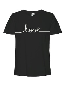 Vero Moda Koszulka "Kami" w kolorze czarnym rozmiar: S