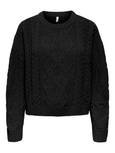 ONLY Sweter w kolorze czarnym rozmiar: S