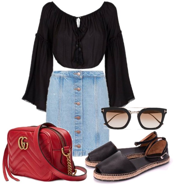 Dżinsowa spódniczka