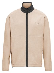 Jack Wolfskin Kurtka polarowa "Sumetro" w kolorze beżowym rozmiar: M
