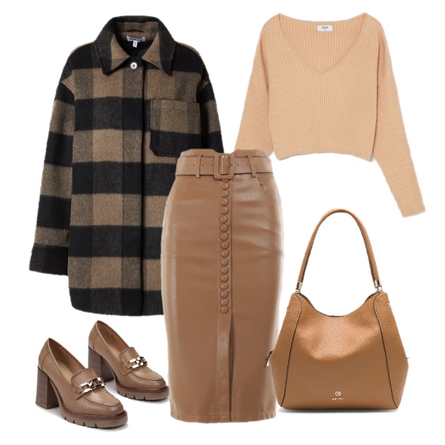 #Skórzana spódnica