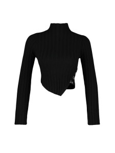 trendyol Sweter w kolorze czarnym rozmiar: M
