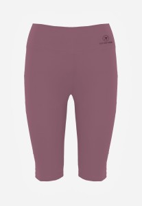 Fioletowe Szorty Bikery High Waist z Wyszczuplającym Pasem Briarrose