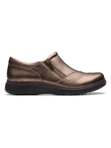 Clarks Skórzane slippersy "Certina Pure" w kolorze brązowym rozmiar: 37,5