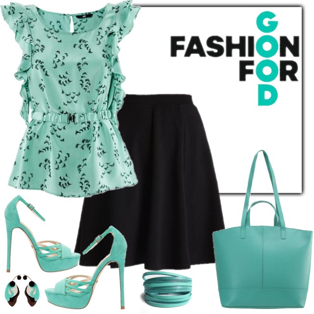 mint and black